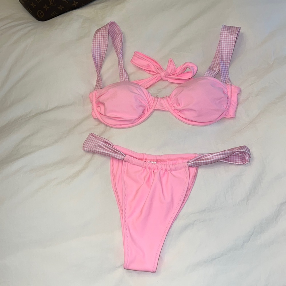 Pink bikini